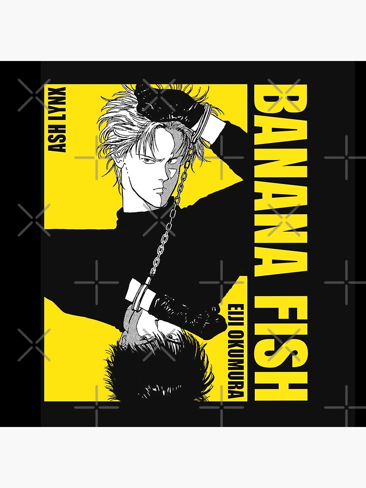 Banana Fish Ashxeiji Manga Throw Pillow - Image 2