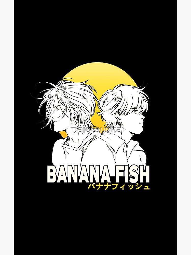 Banana Fish Couple Shower Curtain - Image 2