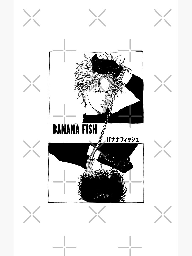 Banana Fish Chains Black Shower Curtain - Image 2