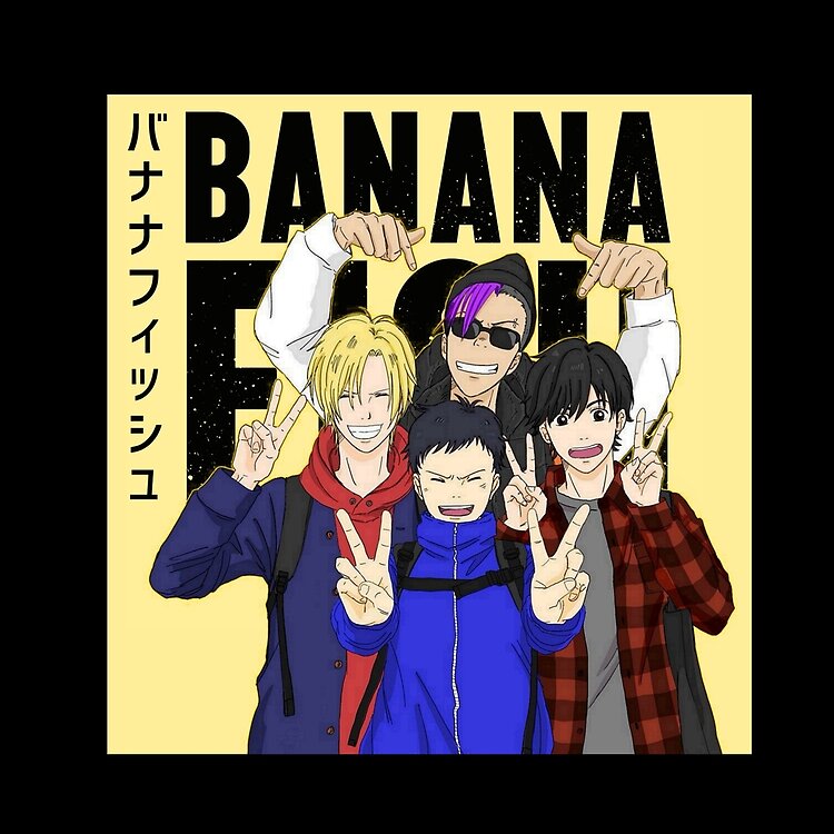 Banana Fish Friend Group Tote Bag - Image 2