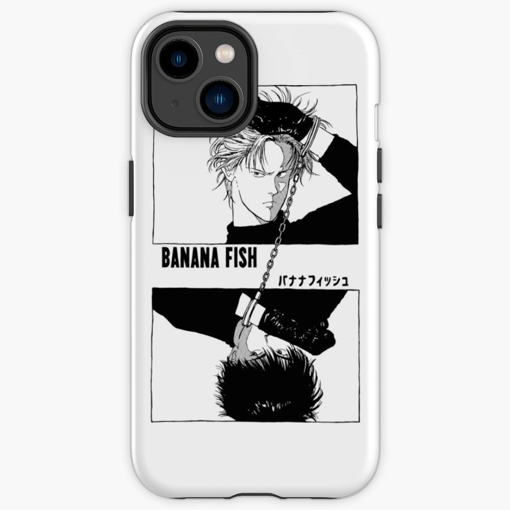 Banana Fish Chains Black Iphone Case