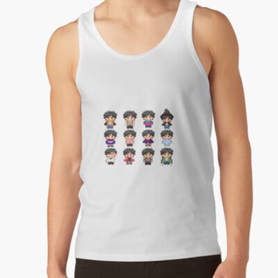 Eiji Okumura In Pixels Cute Tank Top