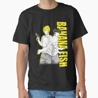 Banana Fish Tribute Design Gift For Fan T-shirt
