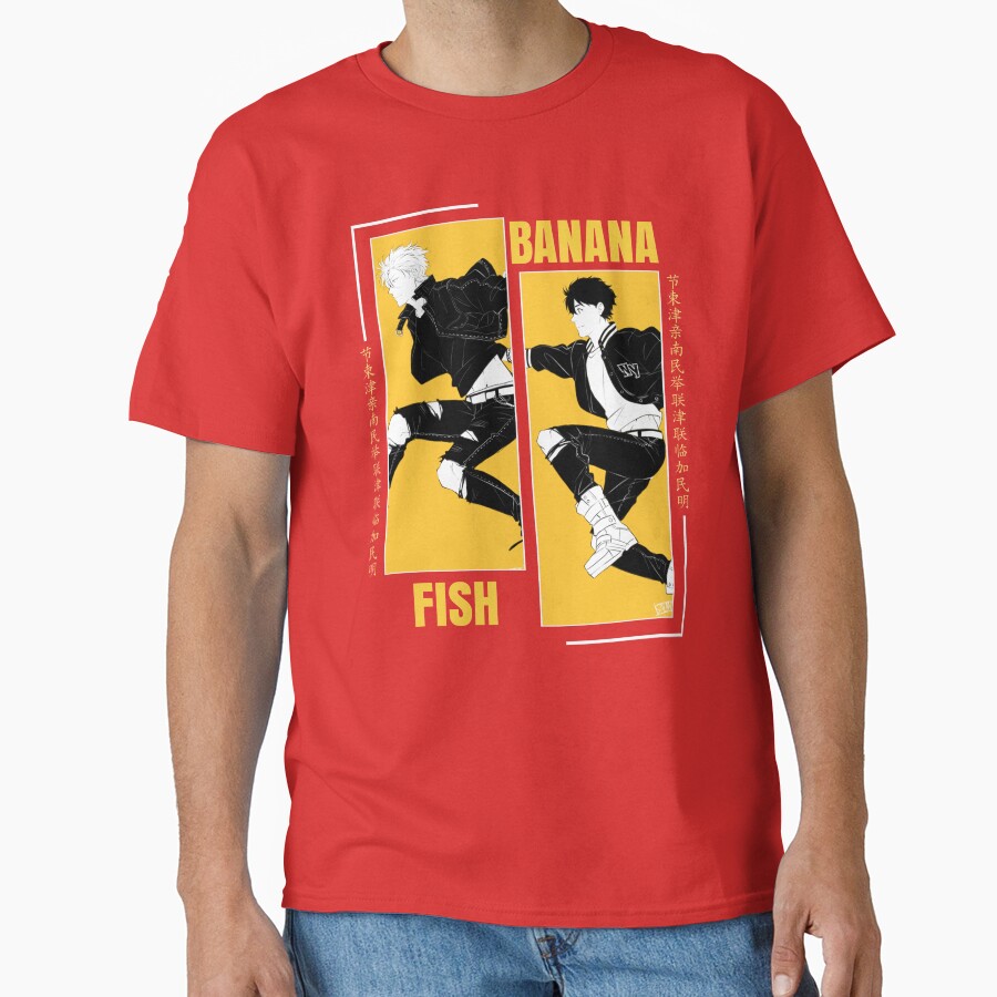 Ash Lynx And Eiji Okumura T-shirt - Image 5