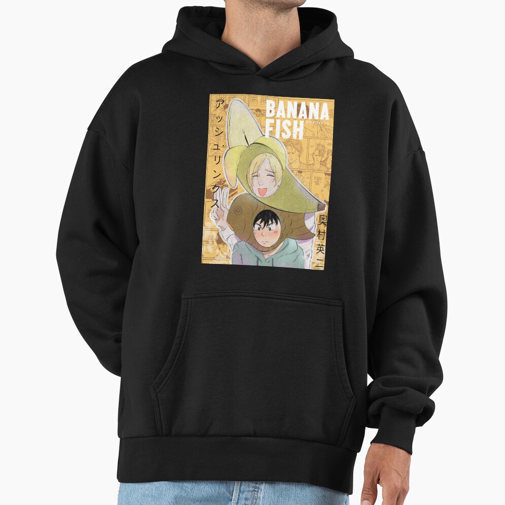 Banana Fish Eiji And Ash Cute Hoodie - Image 3
