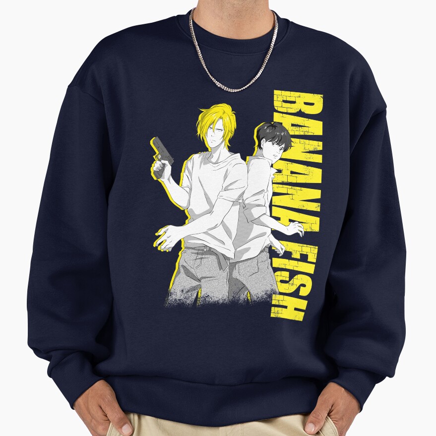 Banana Fish Trendy Sweatshirt - Image 5