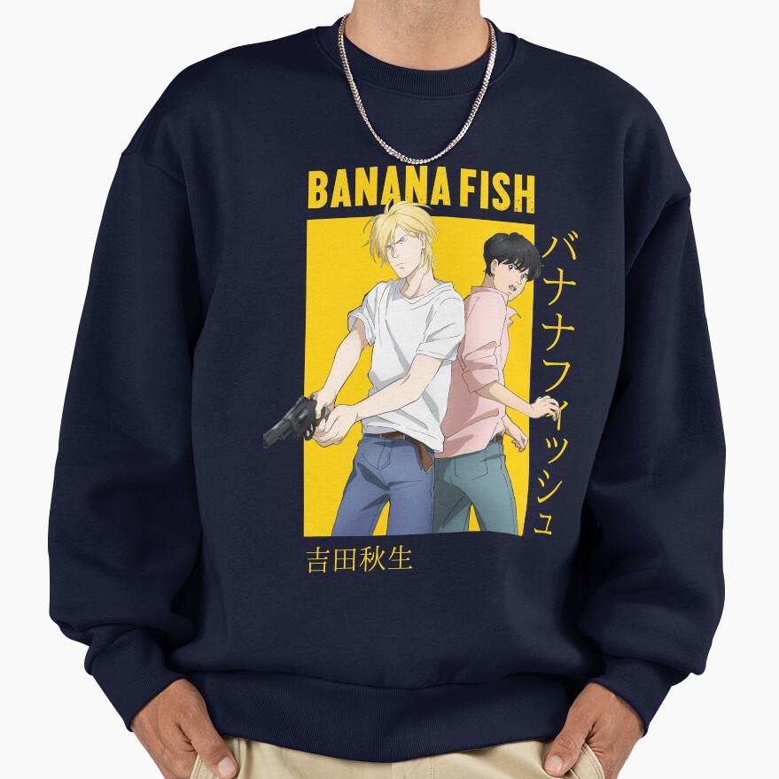 Banana Fish Ash Lynx Eiji Okumura Sweatshirt - Image 5