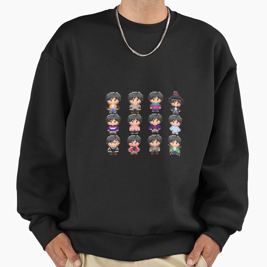 Eiji Okumura In Pixels Cute Sweatshirt - Image 2