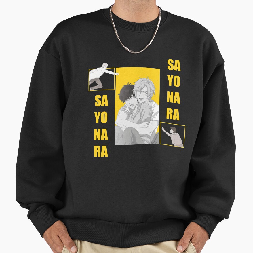 Banana Fish Ash And Eiji Sayonara Sweatshirt - Image 2