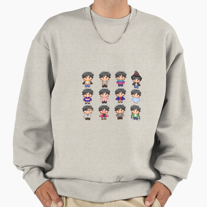 Eiji Okumura In Pixels Cute Sweatshirt - Image 3