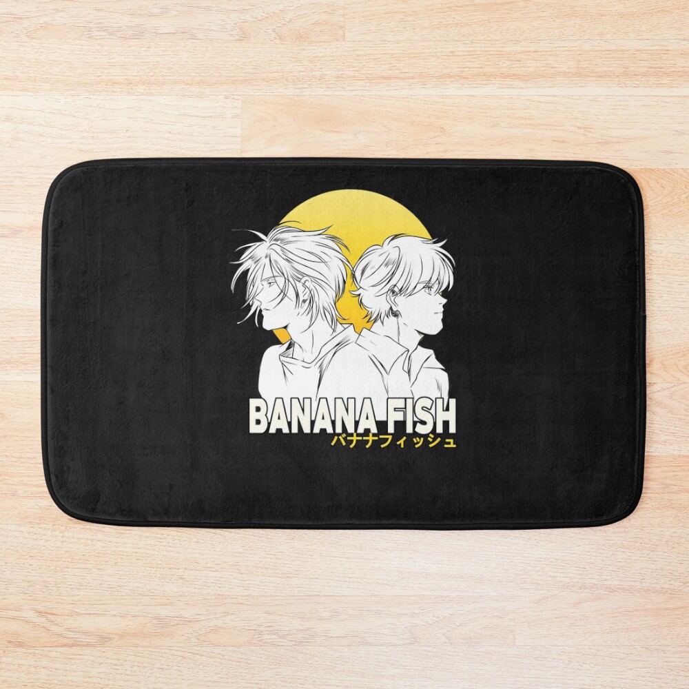 Banana Fish 8 Bath Mat