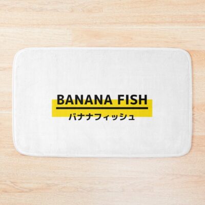 Banana Fish Logo Design Bath Mat