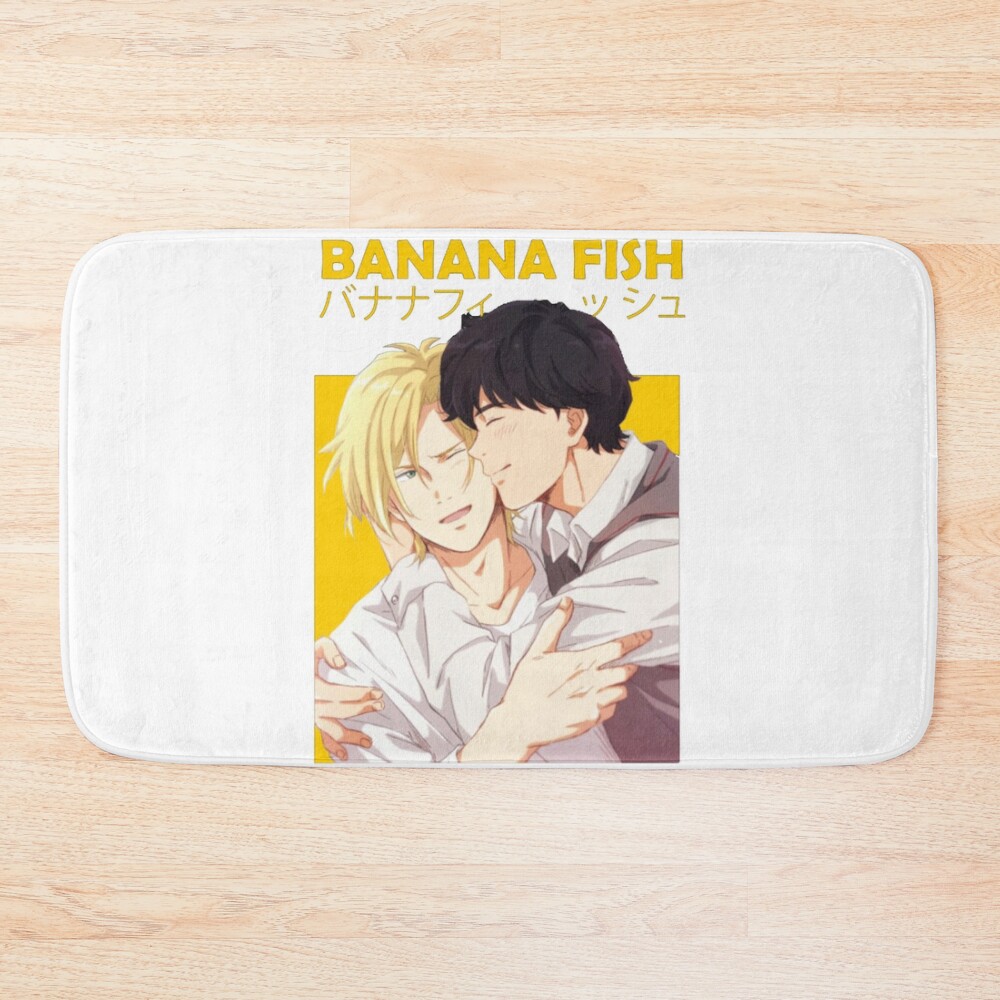 Ash And Eji Banana Fish Cute Bath Mat