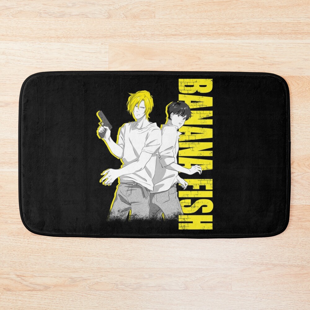 Banana Fish Tribute Design Gift For Fan Bath Mat