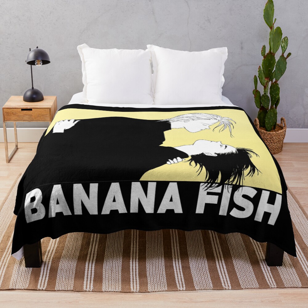 Banana Fish Hot Manga Throw Blanket