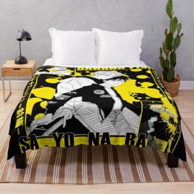 Banana Fish Sayonara Throw Blanket