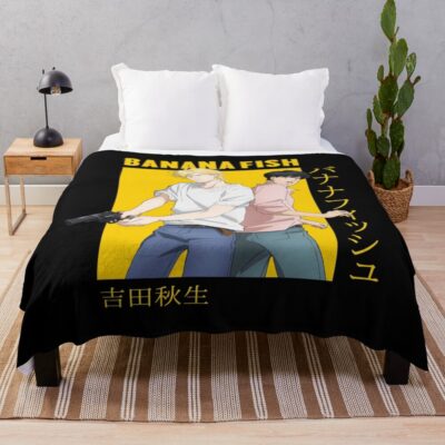Banana Fish Ash Lynx Eiji Okumura Throw Blanket