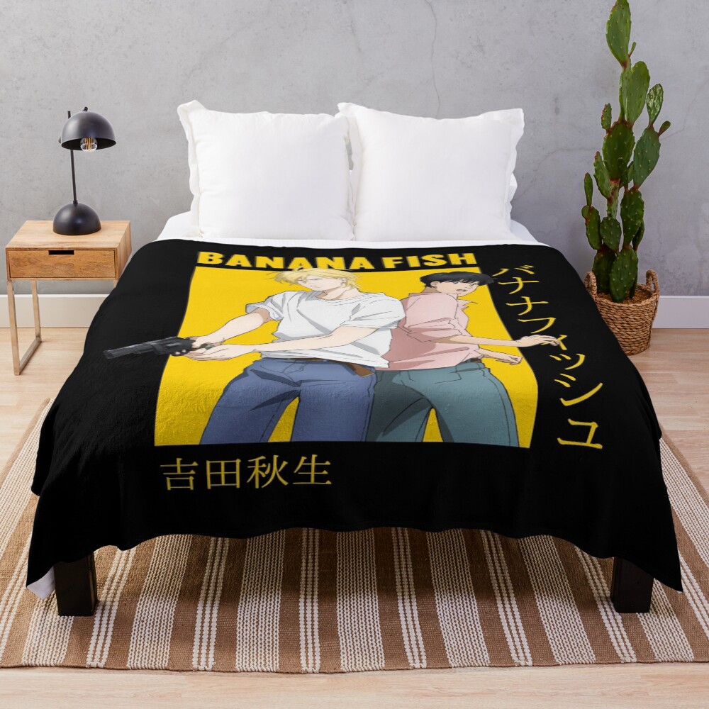 Banana Fish Ash Lynx Eiji Okumura Throw Blanket