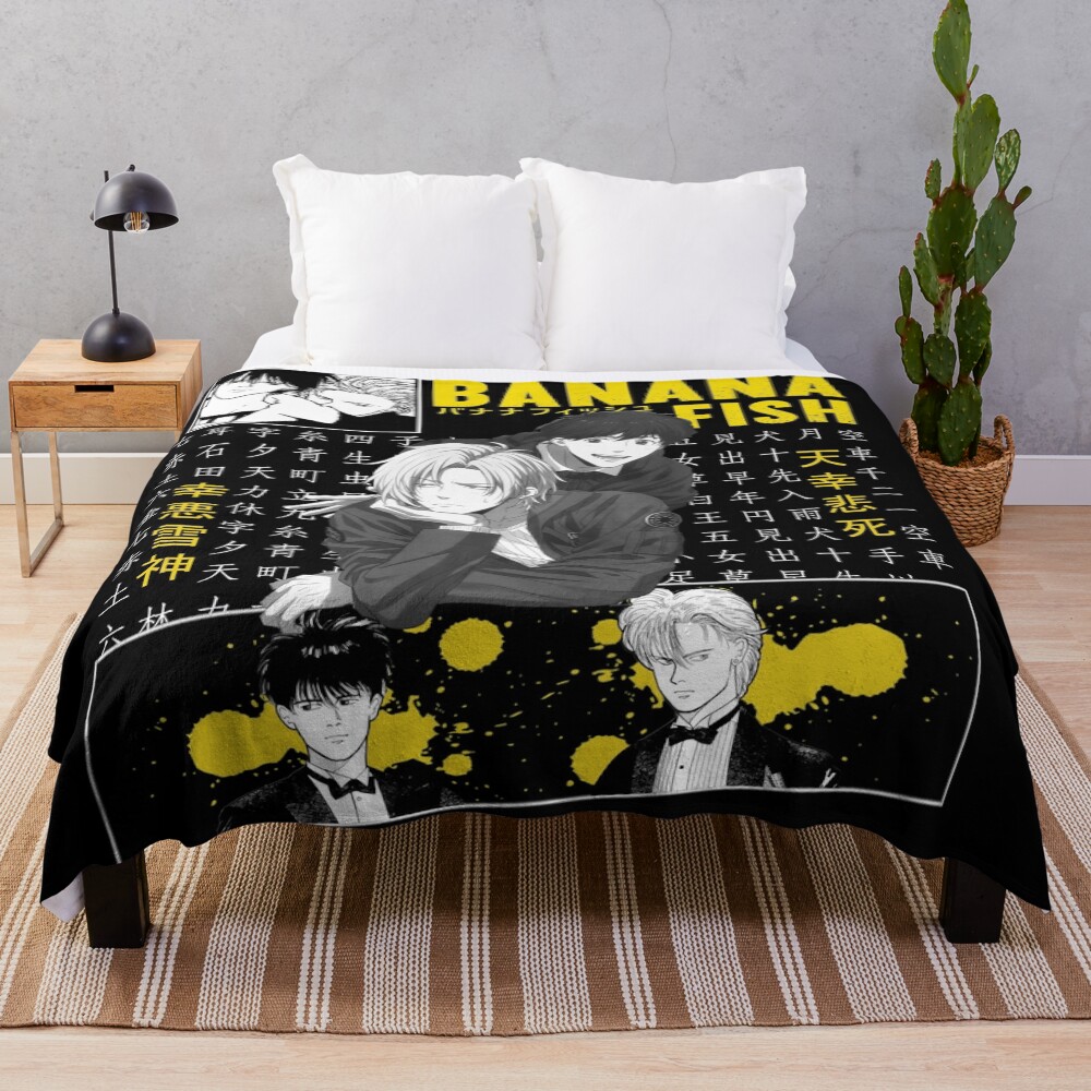 Banana Fish Hot Design Throw Blanket