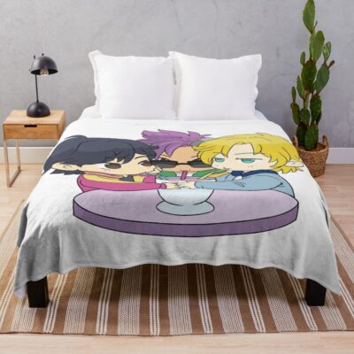 Banana Fish Ash Eiji And Shorter Throw Blanket