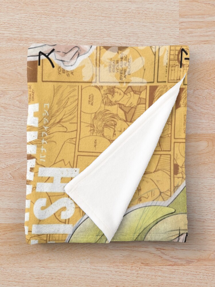 Banana Fish Eiji And Ash Throw Blanket - Image 2