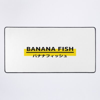 Banana Fish Logo Design Mouse Pad
