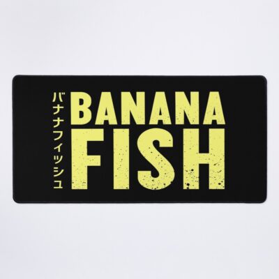 Banana Fish Title Yellow Mouse Pad