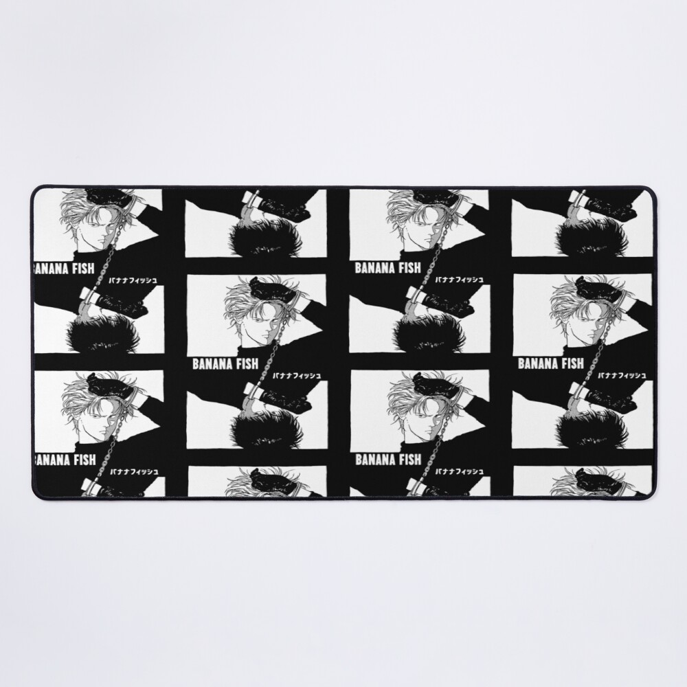 Banana Fish Chains Bw Mouse Pad