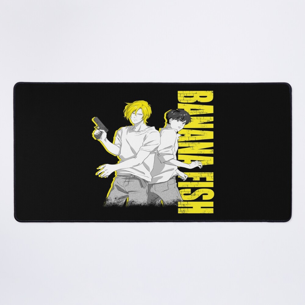 Banana Fish Tribute Design Gift For Fan Mouse Pad