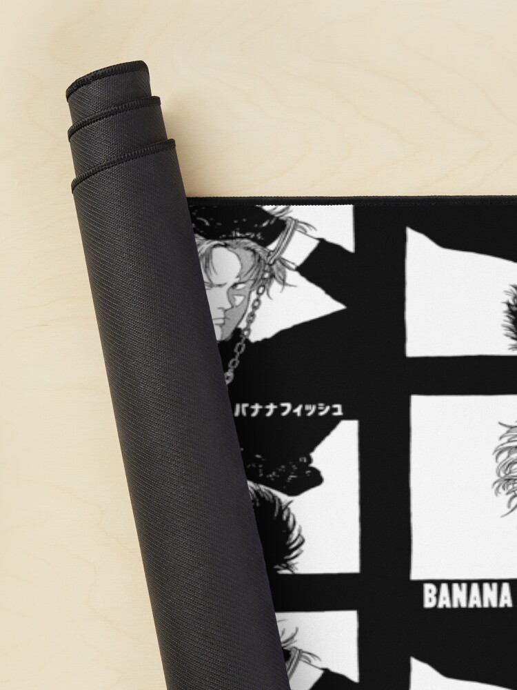 Banana Fish Chains Bw Mouse Pad - Image 2