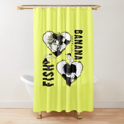 Banana Fish Ashxeiji Cute Shower Curtain