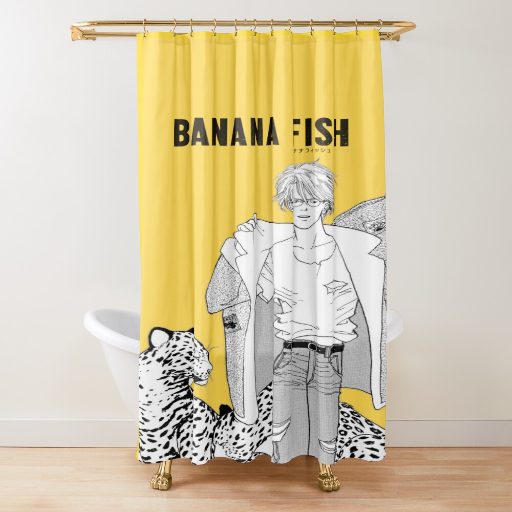 Banana Fish Ash Lynx Shower Curtain