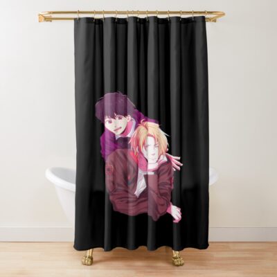 Peeker Fish Asheiji Retro Shower Curtain
