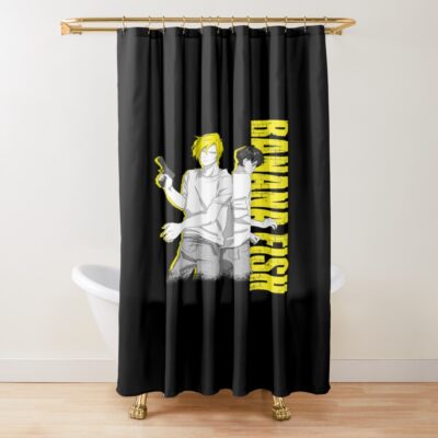 Banana Fish Tribute Design Gift For Fan Shower Curtain