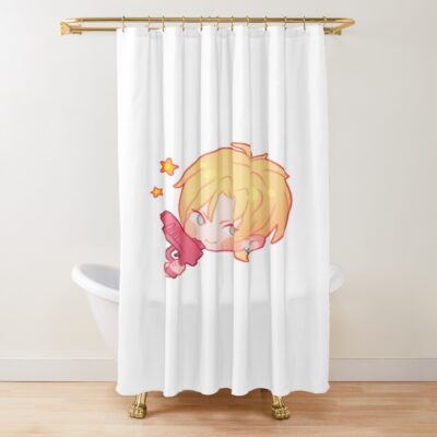 Ash Banana Fish Shower Curtain