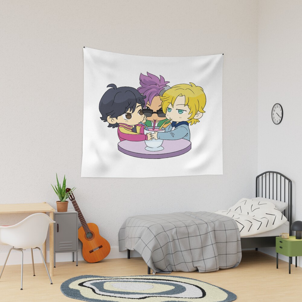 Banana Fish Ash Eiji And Shorter Tapestry