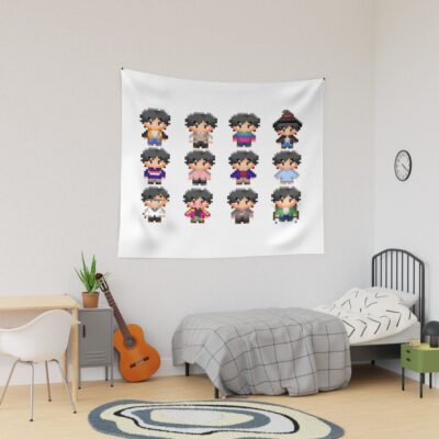 Eiji Okumura In Pixels Tapestry