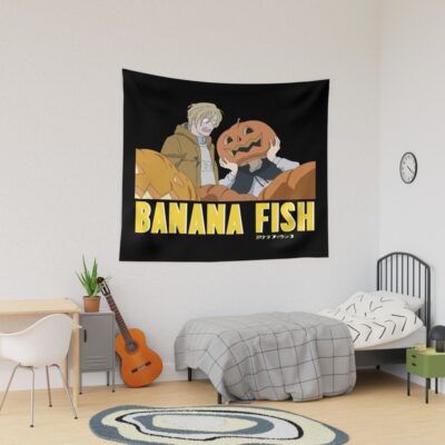 Banana Fish For Halloween Tapestry