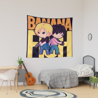 Banana Fish Chibi Cute Tapestry