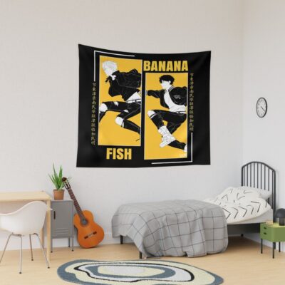 Banana Fish Retro Tapestry