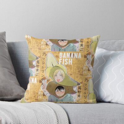 Banana Fish Eiji And Ash Throw Pillow