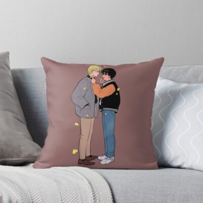 Banana Fish Tokyo Gang Aesthetic Throw Pillow