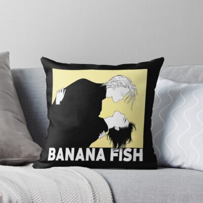 Banana Fish Hot Manga Throw Pillow