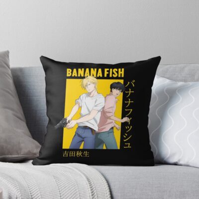 Banana Fish Ash Lynx Eiji Okumura Throw Pillow