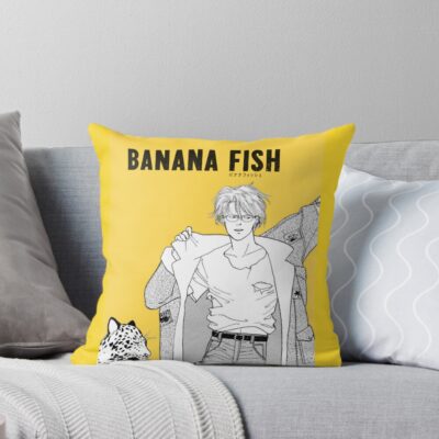 Banana Fish Ash Lynx Throw Pillow