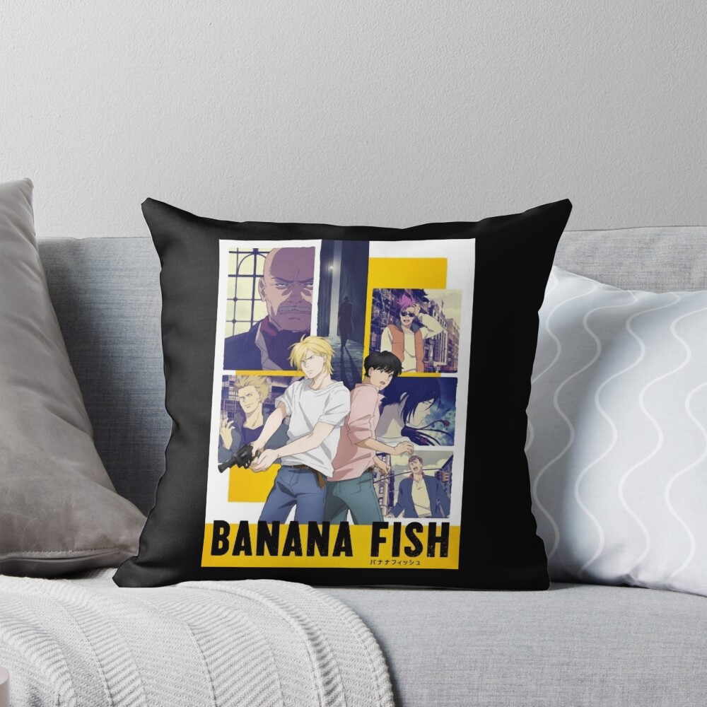 Banana Fish Hot Anime Throw Pillow