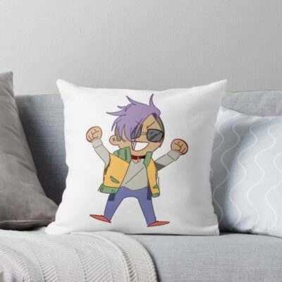 Banana Fish Shorter Chibi By Marilious Throw Pillow