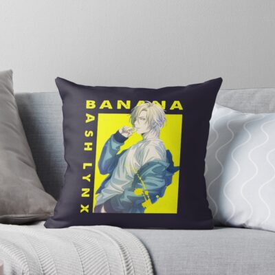 Ash Lynx Banana Fish Aslan Jade Throw Pillow