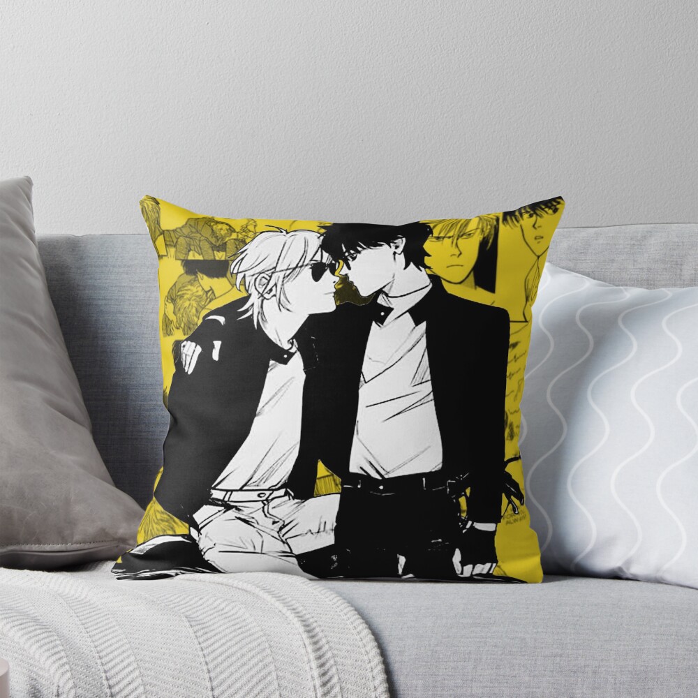 Banana Fish Hot Couple Throw Pillow