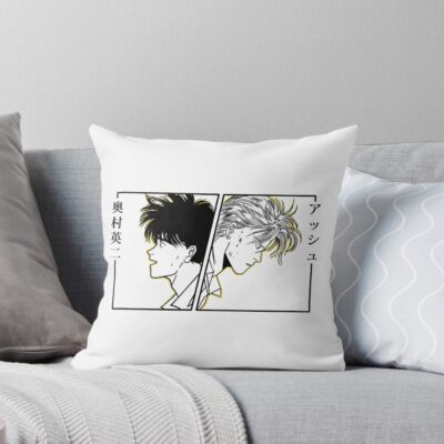 Banana Fish Ash And Eiji Throw Pillow